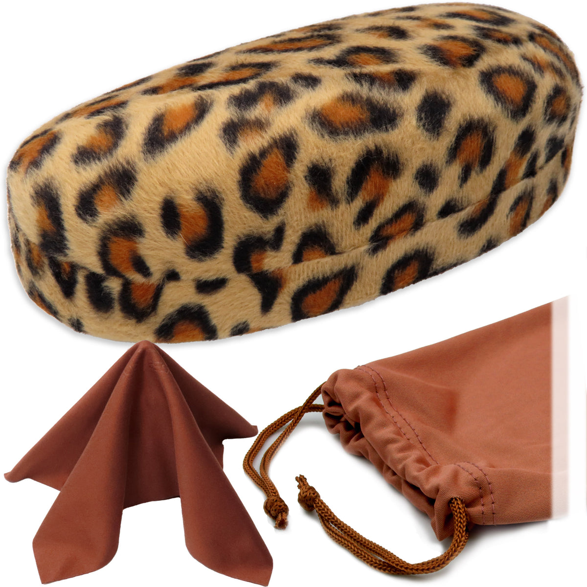 HOBO Double Eyeglass Case in Summer Safari print Hobo Spark (Garnet) Double Eyeglass Case - Andy Thornal Company main image 3