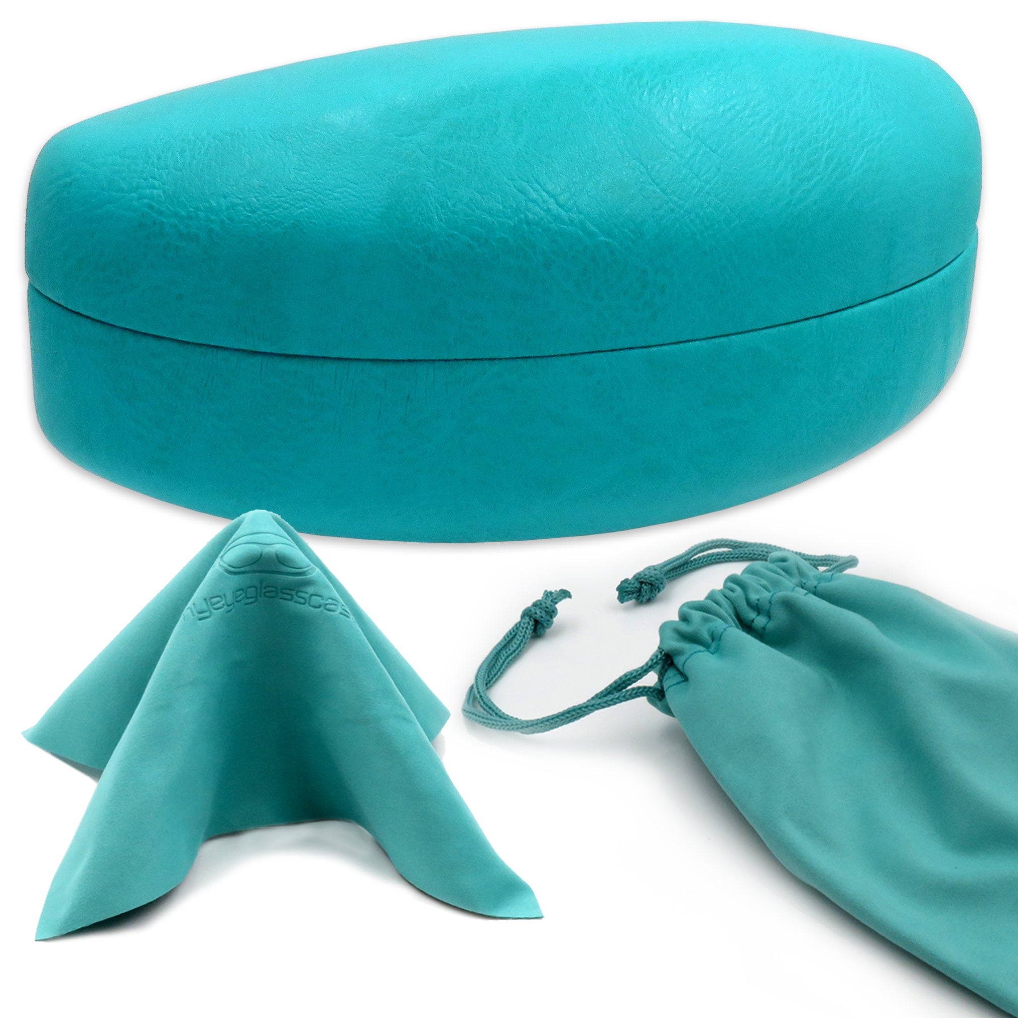 Handmade Soft Glasses Case - Padded Lighthouse & Beach Hut Cotton Pouch (UK Made)